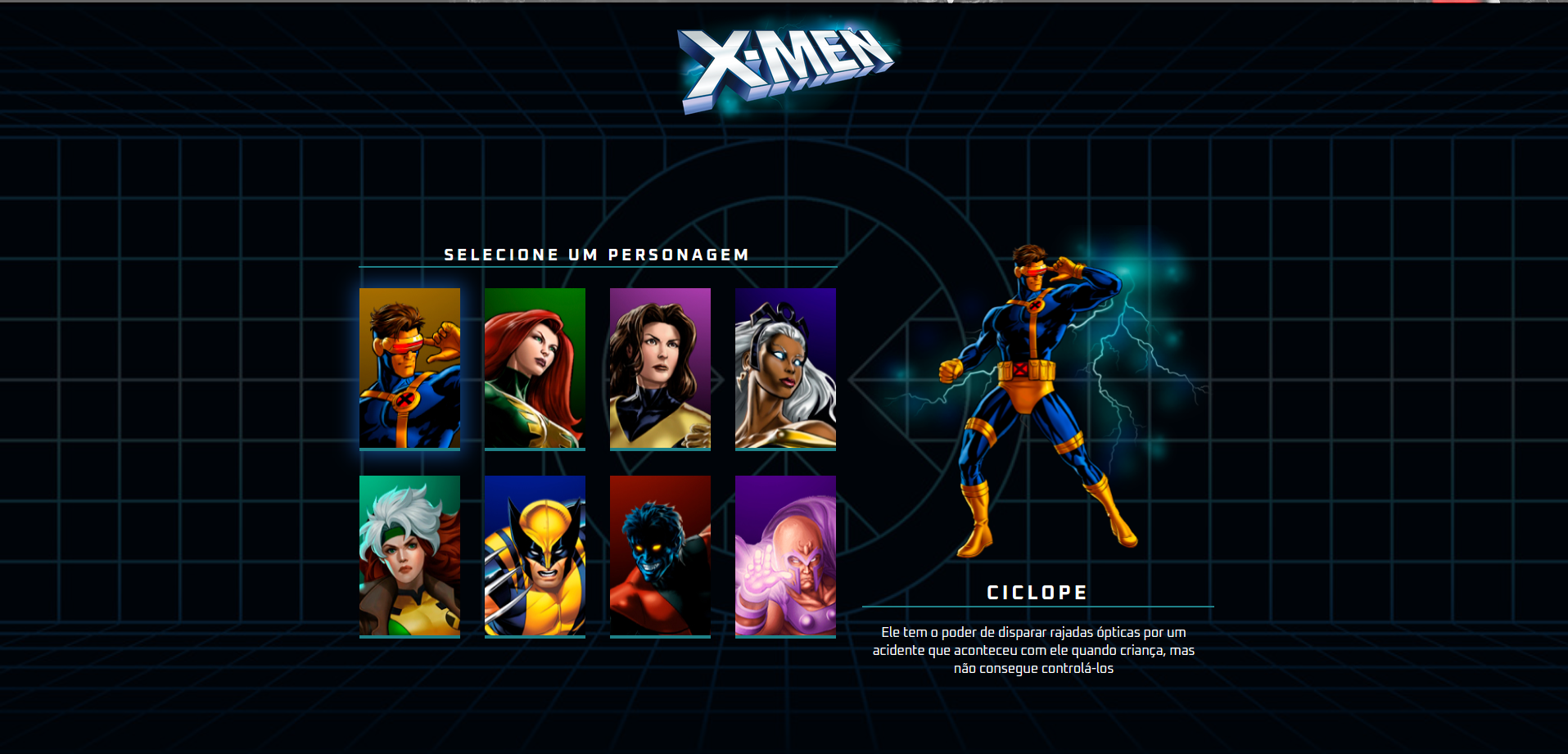 projeto-1-xmen-clone-devEmDobro